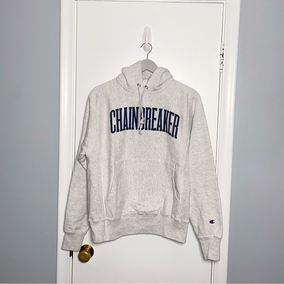 Champion Reverse Weave Hoodie Chainbreakers Band - Picture 1 of 3